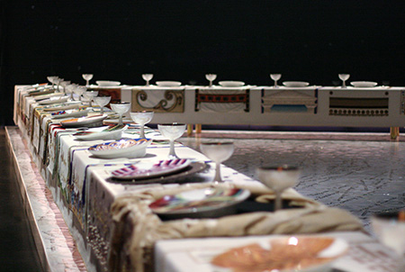 Judy Chicago, The dinner party, 1974-79